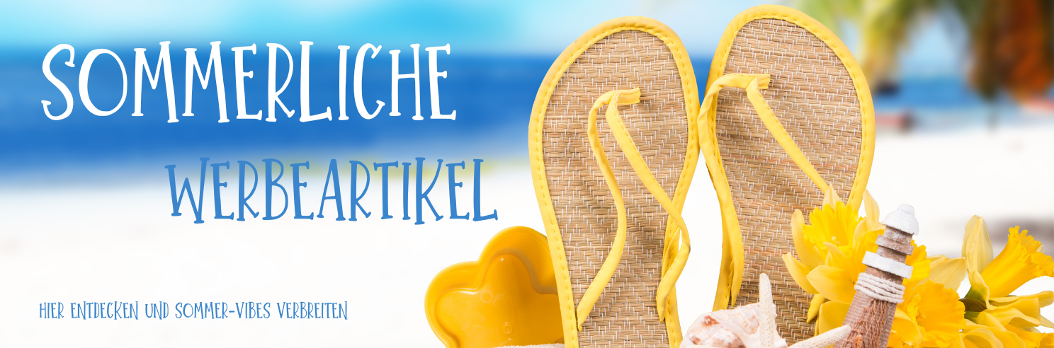 Sommerliche Werbeartikel 