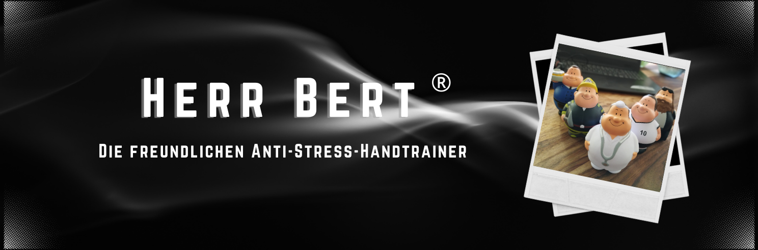 Herr Bert Anti-Stress-Handtrainer_Banner