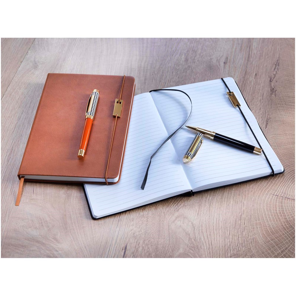 Legato A5 Notizbuch und Tintenroller Set (blaue Mine)