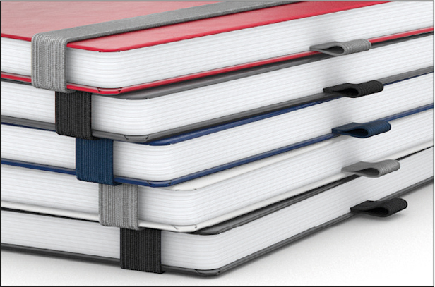 Notizbuch Vision-Book EXPRESS, A4, Creme, Winkelkaro, anthrazit