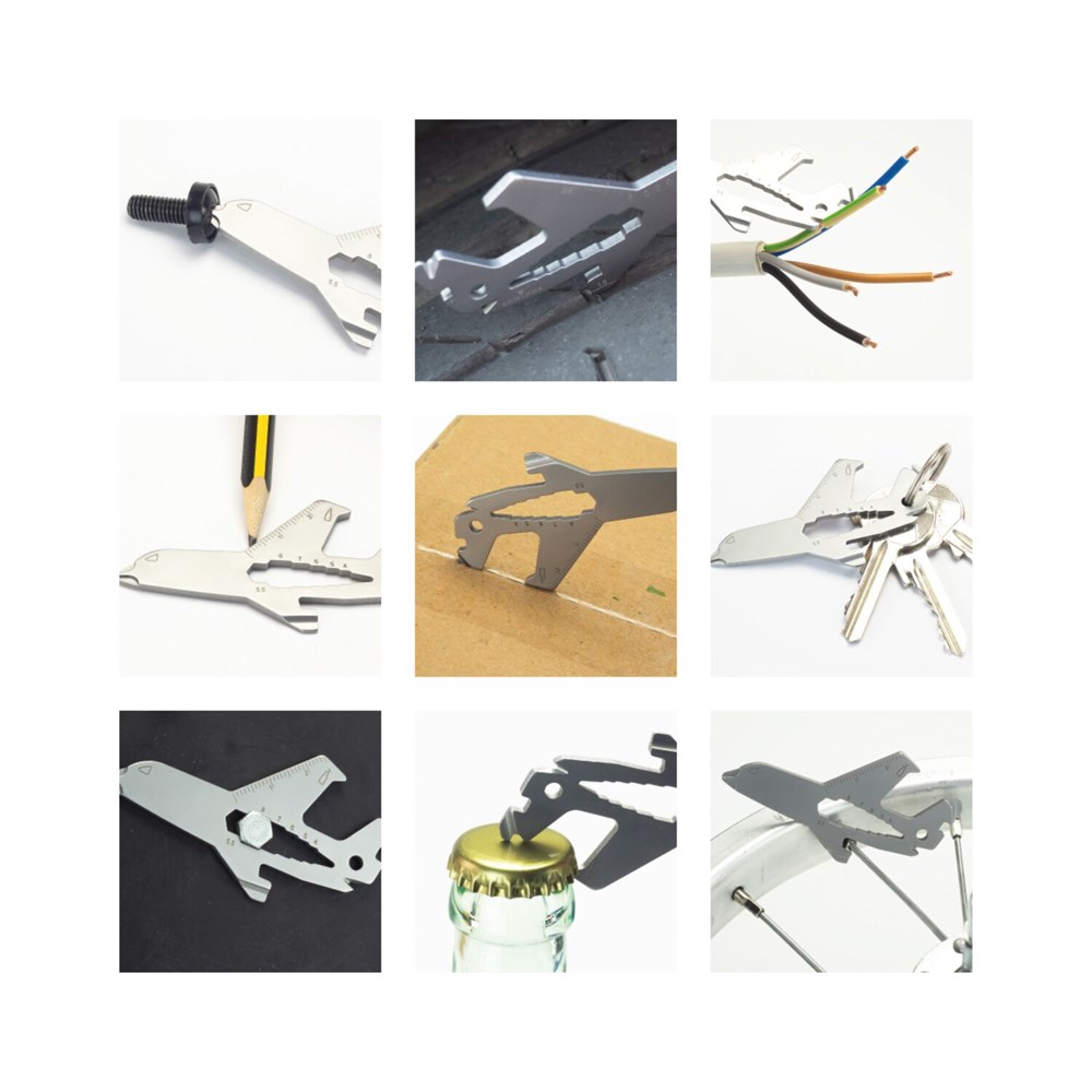 Geschenkartikel: ROMINOX® Key Tool Airplane / Flugzeug (18 Funktionen) im Motiv-Mäppchen Super Dad Geschenkartikel: ROMINOX® Key Tool Airplane / Flugzeug (18 Funktionen) im Motiv-Mäppchen Super Dad