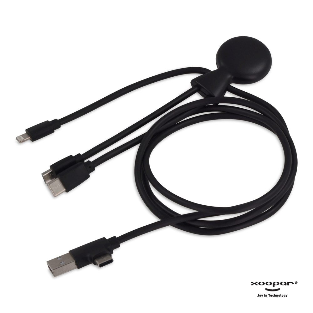 3199 | Xoopar Mr. Bio Powerbank and Cable pack 7000mAh - schwarz