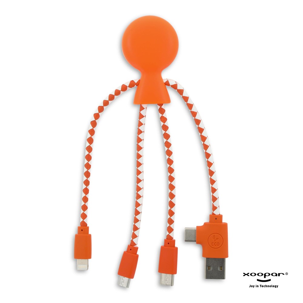 2081 | Xoopar Mr. Bio Charging cable - orange
