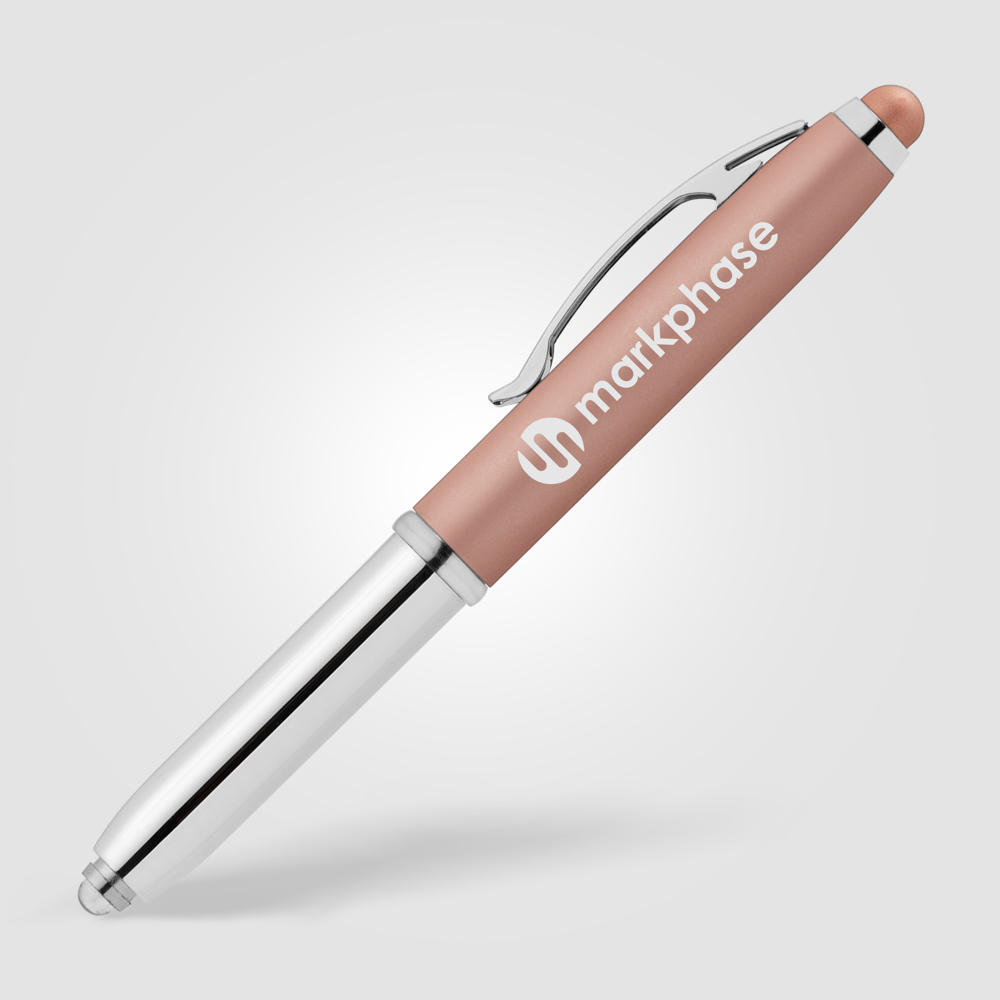 Brando Softy Metallic LED-Kugelschreiber - m/Stylus