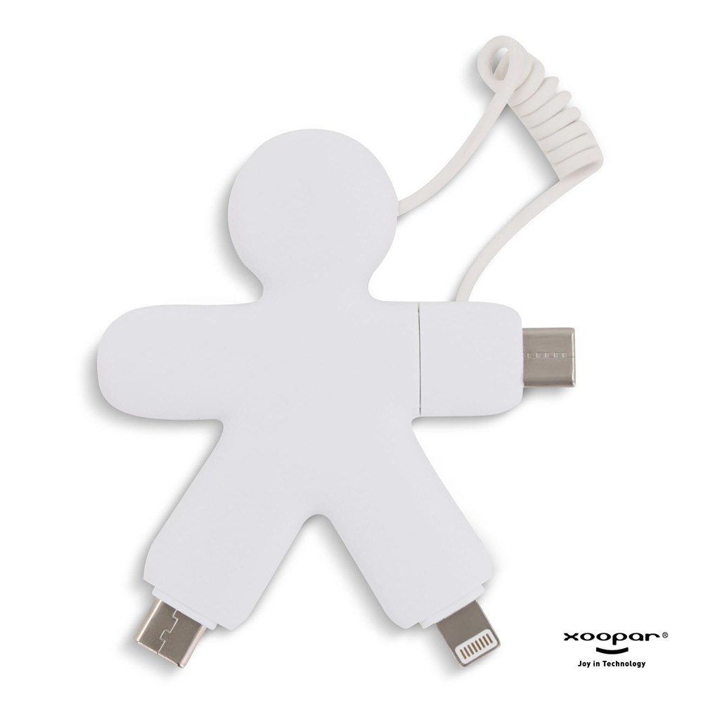 2064 | Xoopar Buddy Eco Charging Cable - weiss