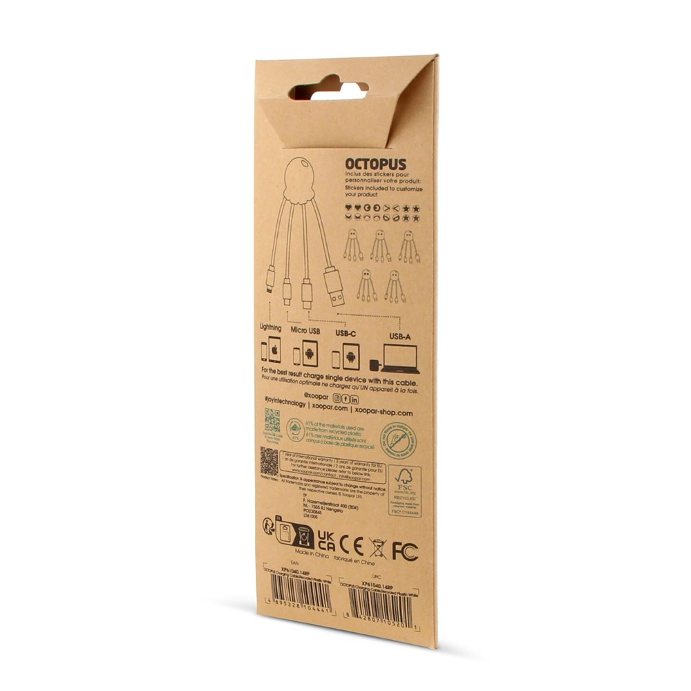 2087 | Xoopar Octopus Charging cable 2087 | Xoopar Octopus Charging cable