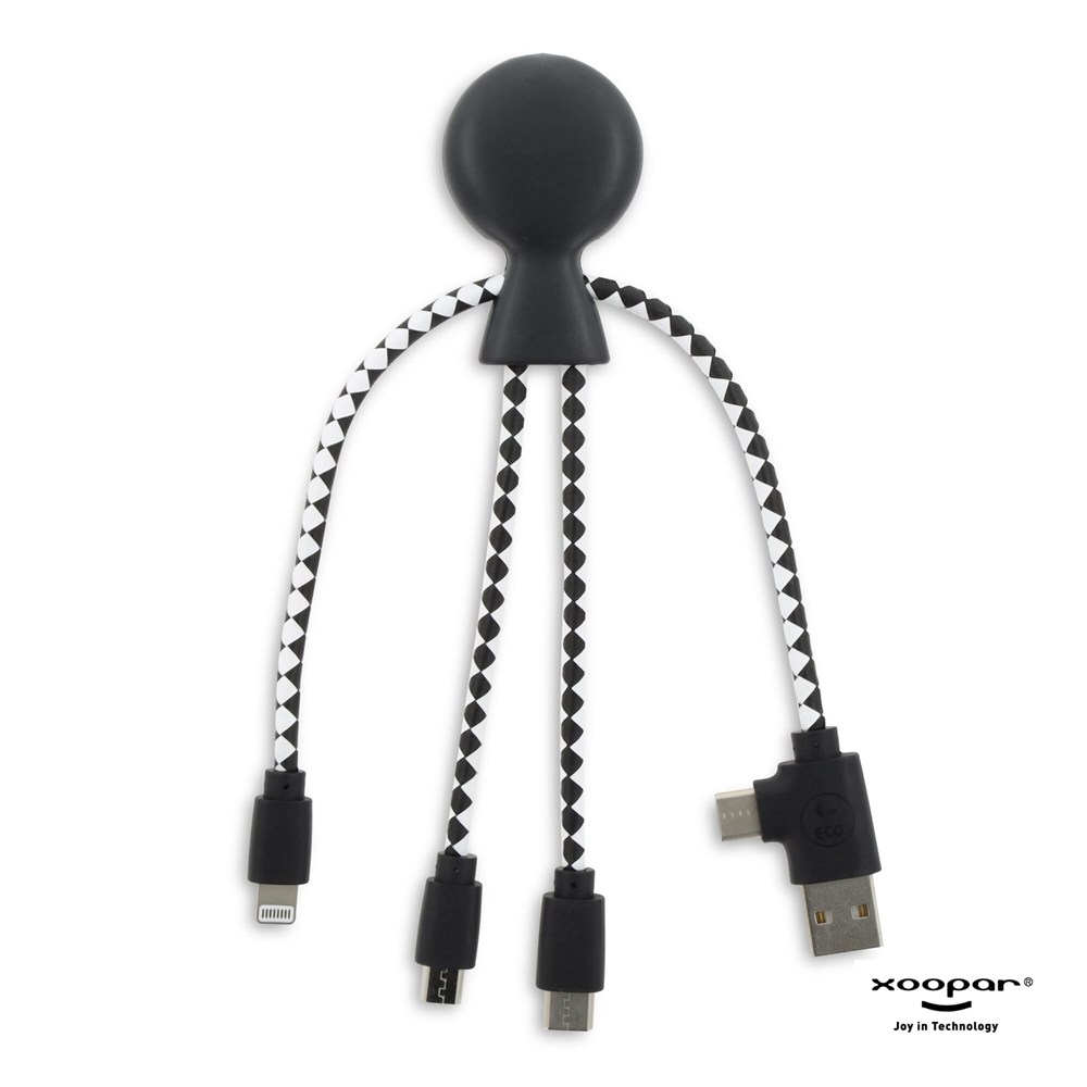 2081 | Xoopar Mr. Bio Charging cable - schwarz