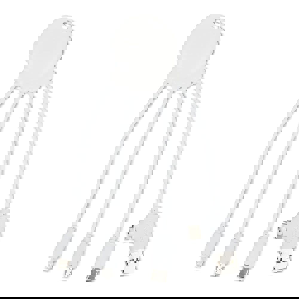 4009| Xoopar Eco Octopus Ladekabel - weiss