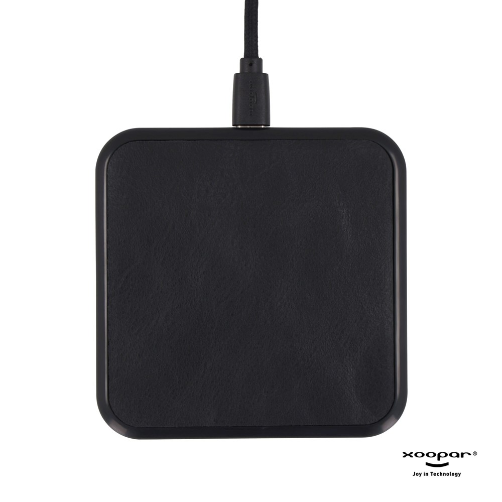2259 | Xoopar Iné Wireless Fast Charger - Recycled Leather 15W