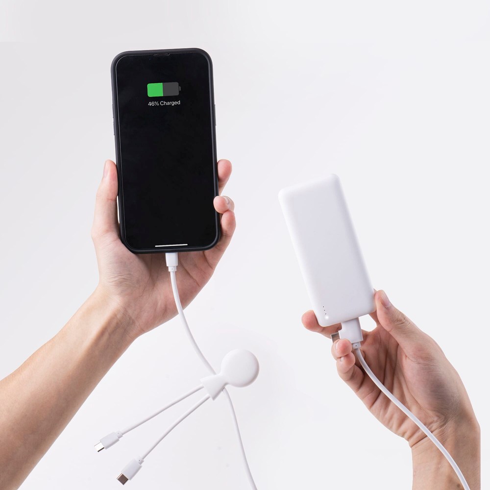 3199 | Xoopar Mr. Bio Powerbank and Cable pack 7000mAh