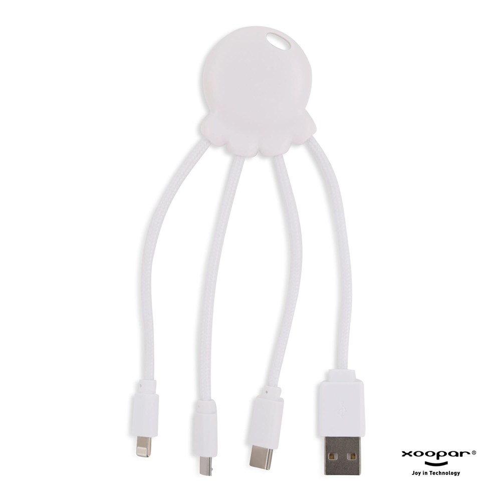 2087 | Xoopar Octopus Charging cable - weiss